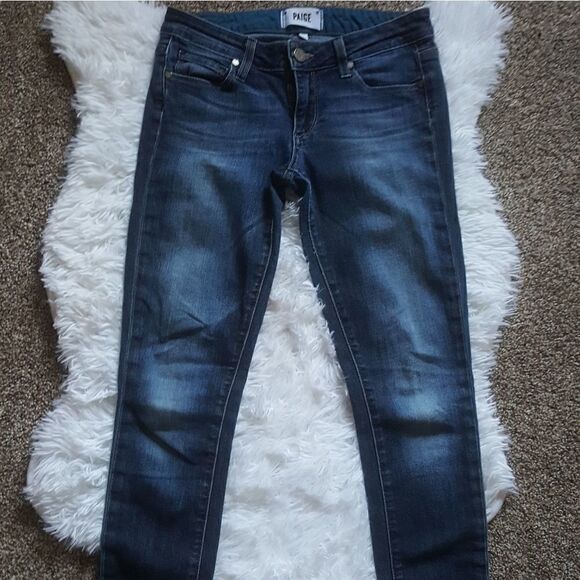 PAIGE Jeans Dark Wash Skinny Women’s Size 25 - Picture 1 of 8